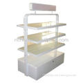 Cosmetic Display Stand with bottom cabinet, cosmetic eyeshadow display